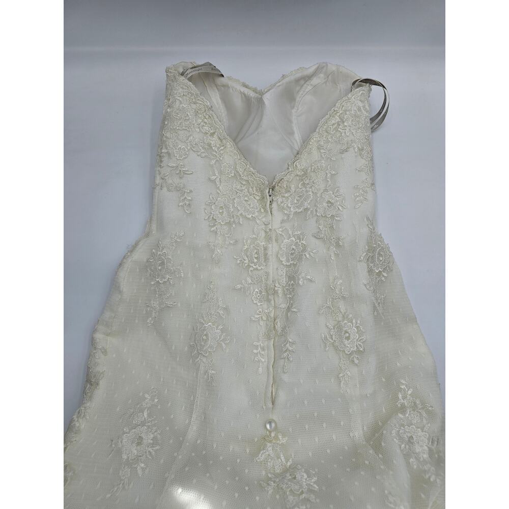 Val Stefani Couture by Moonlight Women's Size 4 Ivory Wedding Dress - Picture 16 of 16